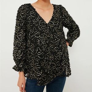 Tuckernuck Nightly Organza Blouse New without tags Size Large